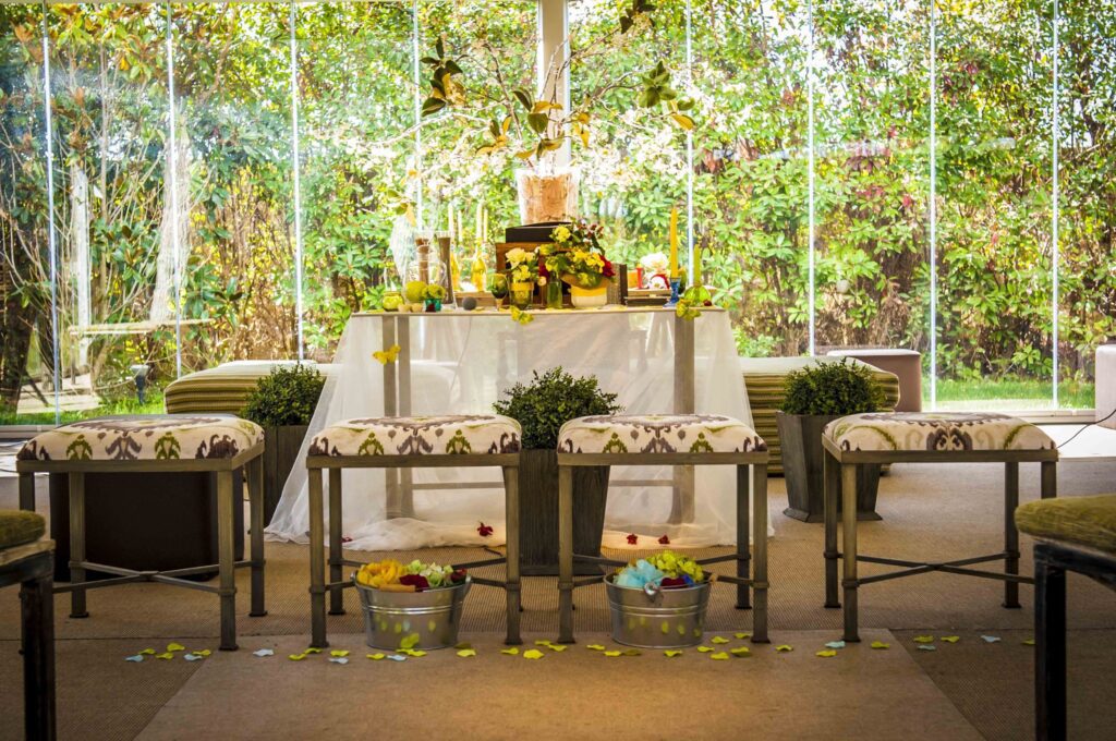 Altar de una ceremonia civil