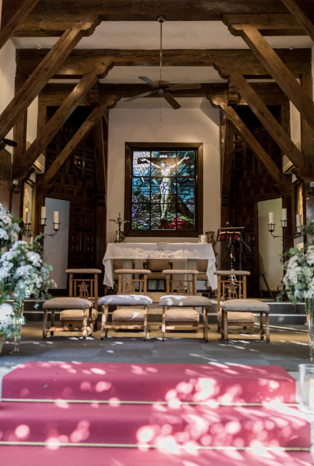 Capilla consagrada para boda religiosa