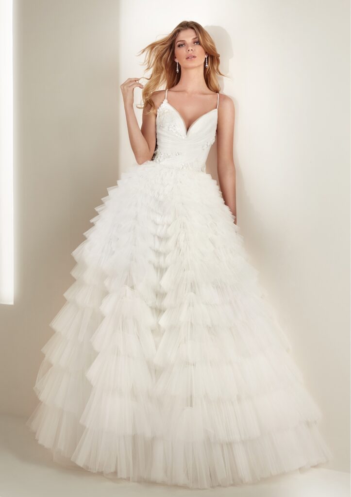 Vestido de novia de tul Safire de Hannibal Laguno