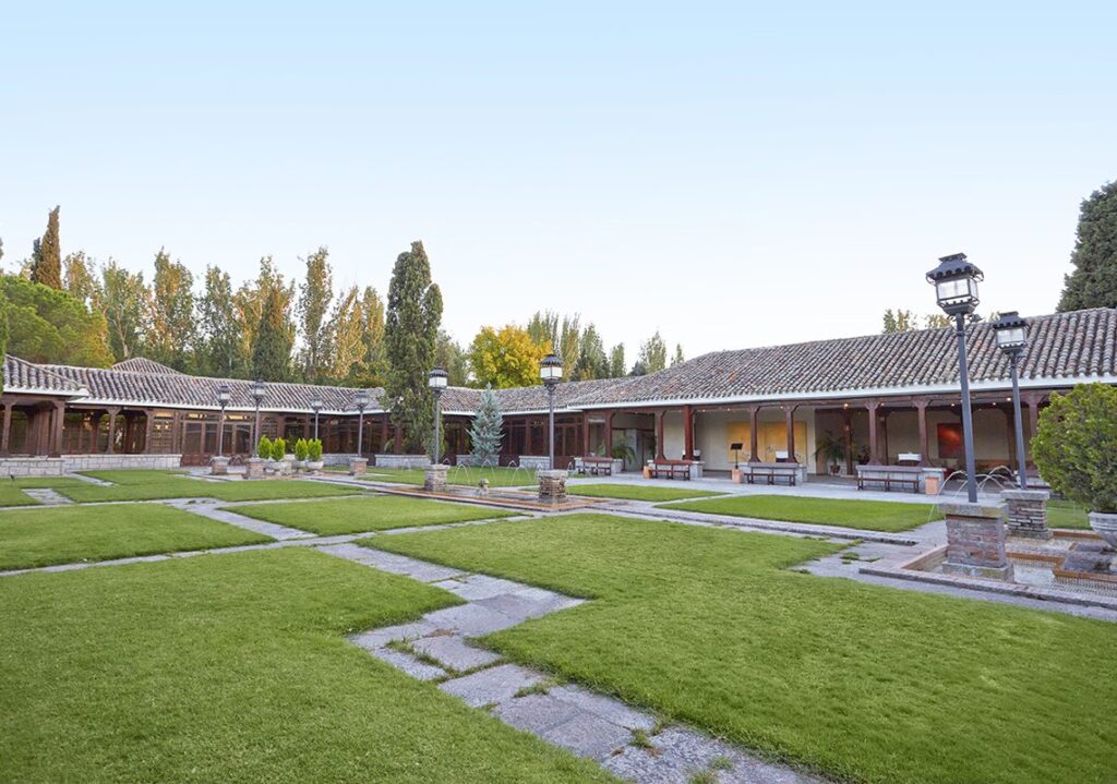 Exterior de los porches de la Quinta de Illescas