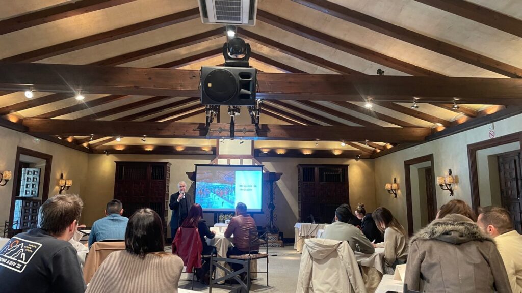Presentación en evento en La Quinta de Illescas.