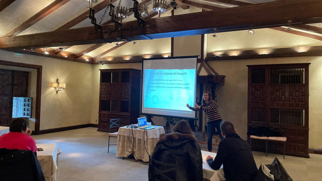 Presentación en evento en La Quinta de Illescas.