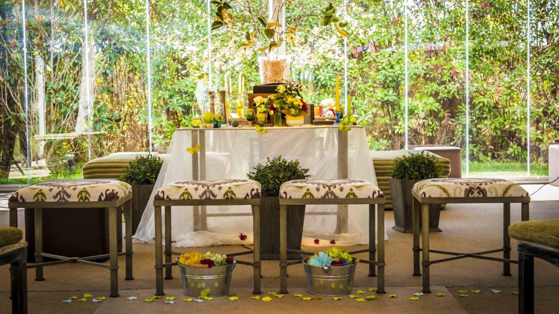 Altar de una ceremonia civil